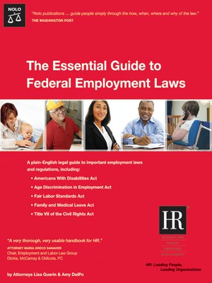 cover image of The Essential Guide to Federal Employment Laws